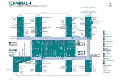 Sky Harbor Map Terminal 4