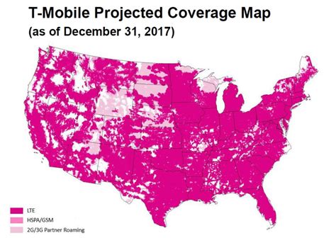 MAP T Mobile Coverage Map Vs Att