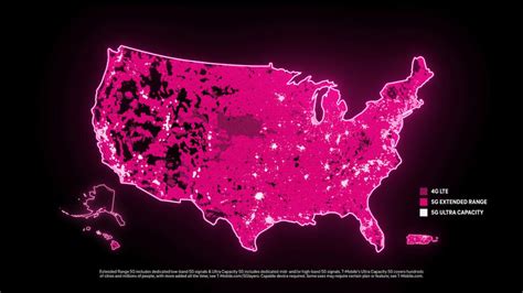 MAP T Mobile Home Internet Coverage Map