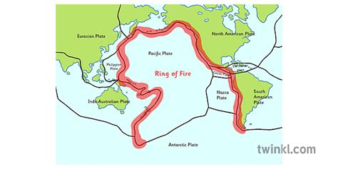 MAP The Ring Of Fire Map