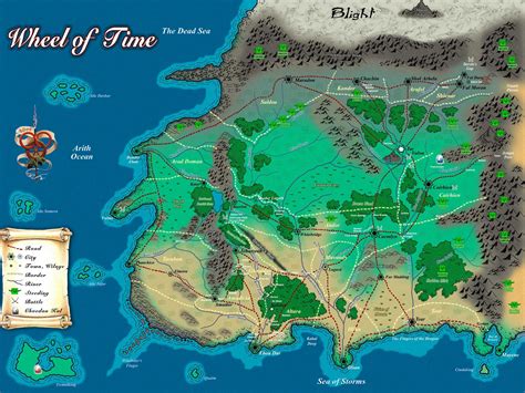 Key Principles of MAP The Wheel Of Time Map