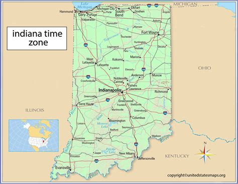Key Principles of MAP Time Zone Map Of Indiana