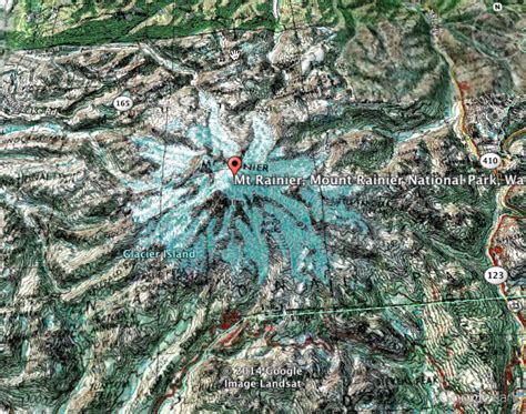 MAP Topographic Map For Google Earth