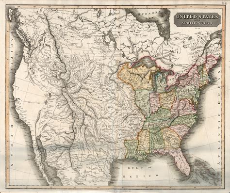 MAP United States Map of 1820