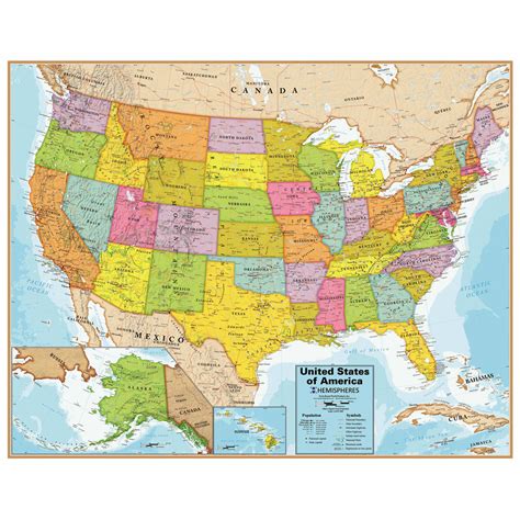 MAP United States On The World Map