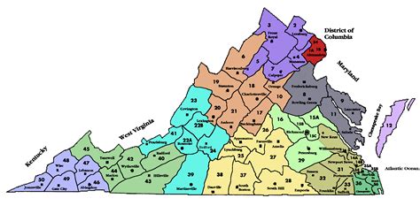MAP Va House Of Delegates Districts Map
