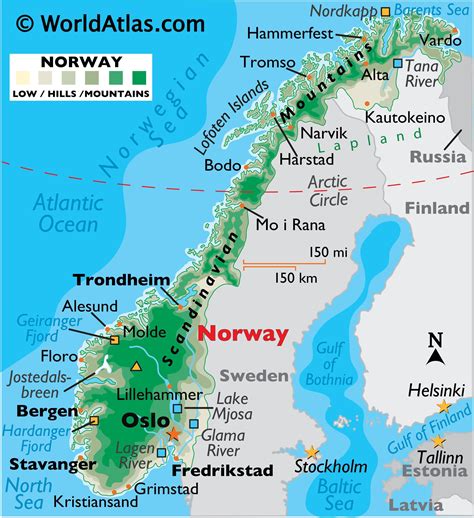 Key Principles of MAP Where Is Norway On The Map