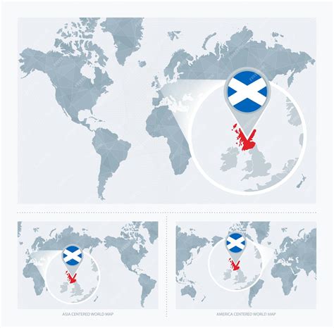 MAP principles and Scotland on World Map