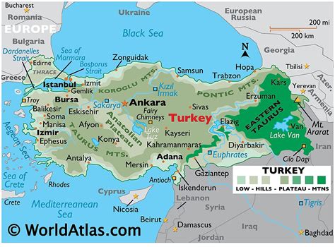 map of Turkey