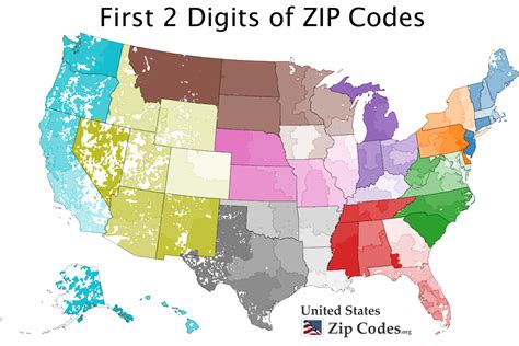 Key principles of MAP Zip Code Map Of The Usa