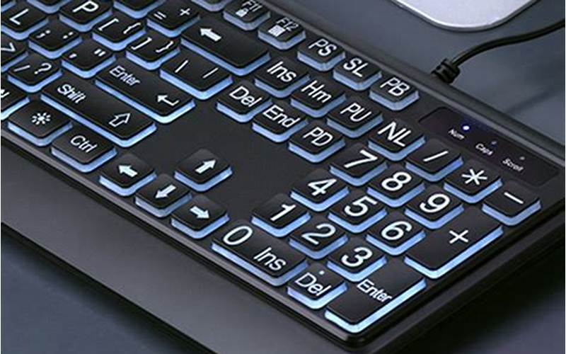 Keyboard Dengan Backlighting