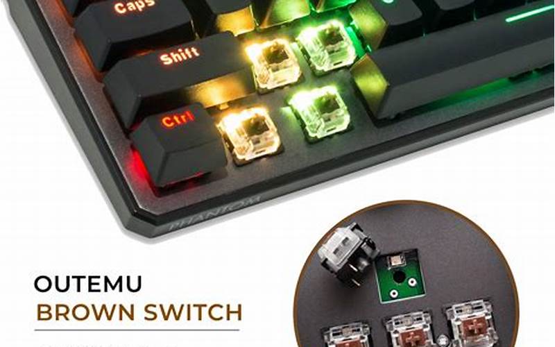 Keyboard Dengan Switch Brown