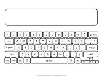Keyboard Practice Typing Template Printable