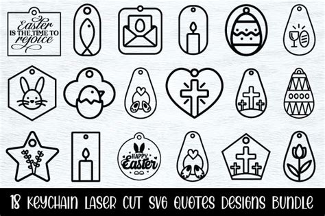 Download Keychain, Bundle of 18 SVG Designs Crafts
