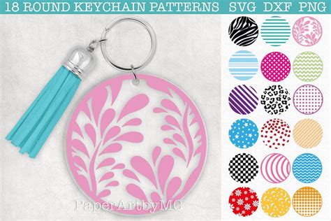 Download Keychain, Bundle of 18 SVG Designs Printable
