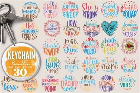 Download Keychain Bundle Svg,graphics . Crafts