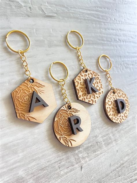 Download Keychain Floral Alphabet Cut Images
