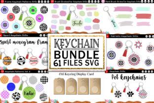 Download Keychain Huge Bundle Vol. 2 Svg Cut... Silhouette DXF Files