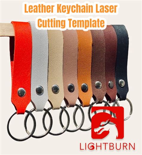 Download Keychain Leather Template Creativefabrica DXF Files