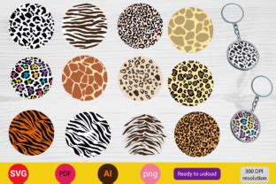 Download Keychain Leopard Spot Pattern Crafts
