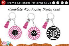 Download Keychain Pattern Monogram Frame SVG File Easy Edite