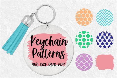 80+ Keychain Patterns SVG, Sublimation Keychain Template. Prints Key Fob SVG Design Round Pattern SVG Keychain Patterns SVG