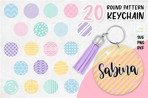 Download Keychain Round Svg Bundle Creativefabrica