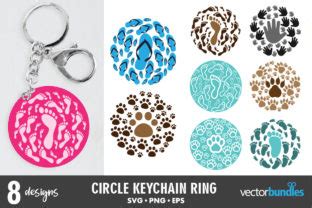 Download Keychain Round Svg Bundle Files