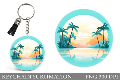 Download Keychain Sublimation Summer Cameo
