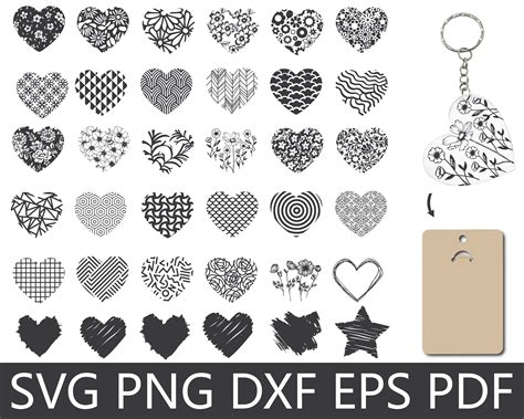 Download Keychain svg generator Cut Files