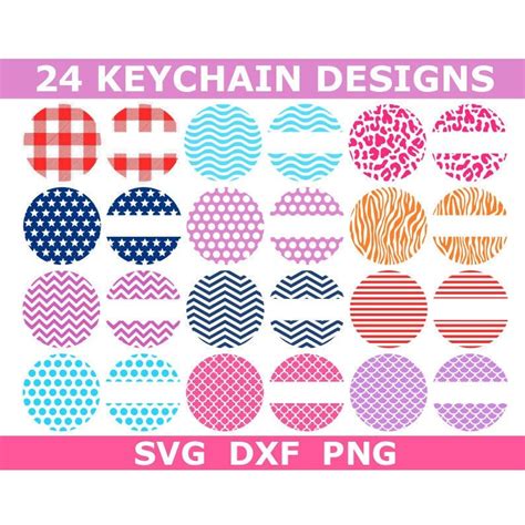 Download Keychain svg patterns Files For Crafts