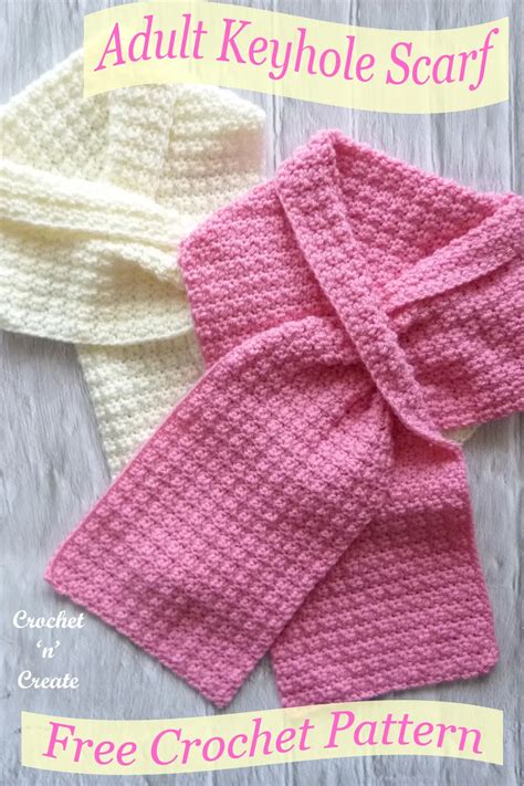 Keyhole Scarf Crochet