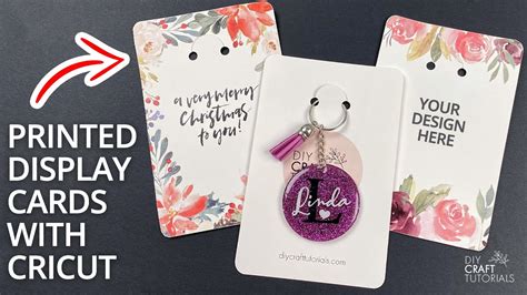 Download Keyring Display Cards Commercial Use for Cricut
