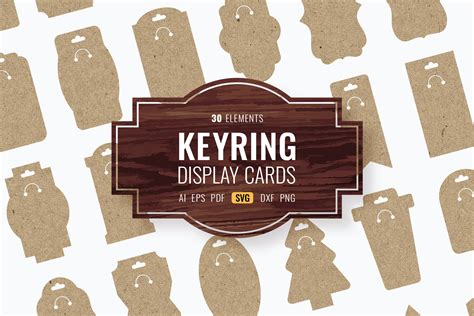 Download Keyring Display Cards Creativefabrica
