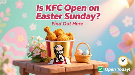 Kfc Open Easter Sunday