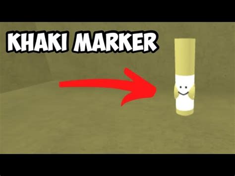 Khaki Marker - Roblox