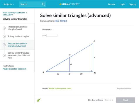 Master Similar Triangles with Khan Academy's Advanced Solutions: Your Ultimate Guide
