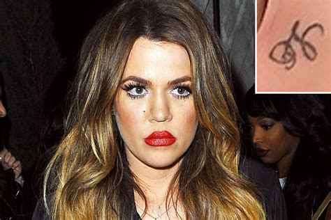 Khloe Kardashian tattoo wrist What is the meaning of