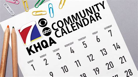Khqa Community Calendar