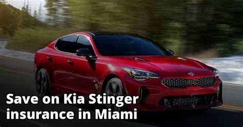 Kia Stinger Insurance Quotes