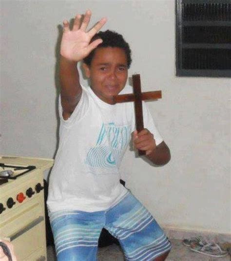 Kid Crying Holding Cross Meme