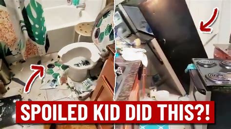 Kid Destroys House Over Phone