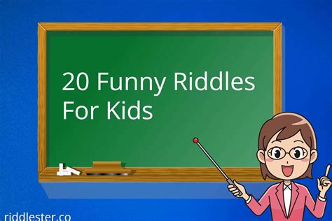 Kid Riddles With Answers Funny