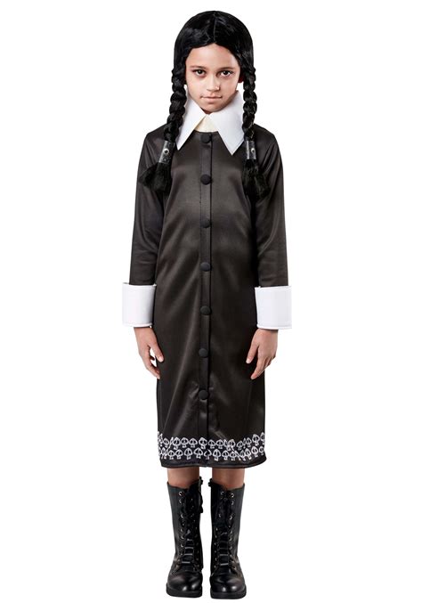 Kid Wednesday Addams Costume