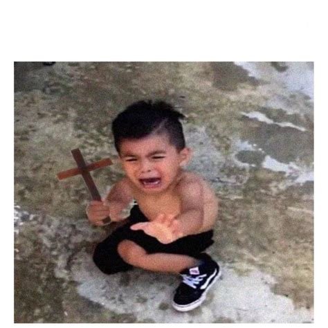 Kid With A Cross Meme