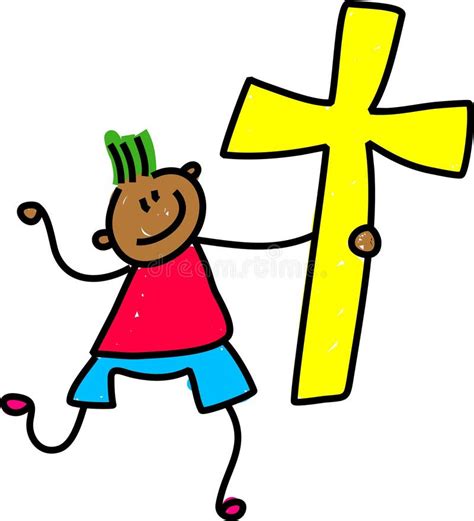 Kid With Cross