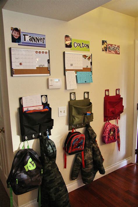 Kids Backpack Area Entry Ways: Tips To Keep Your Home Organized