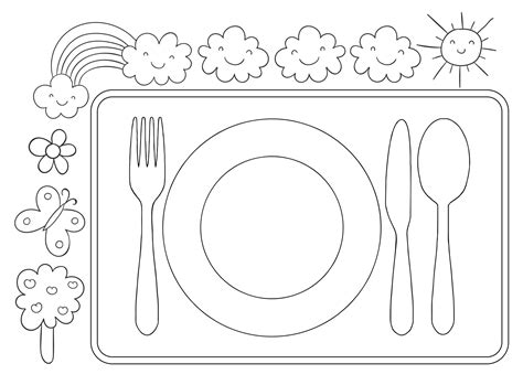 Kids Placemat Template