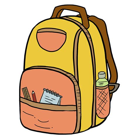 Cute, kids, boy, student, carrying, backpack illustration Download on