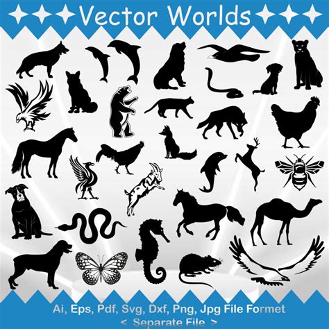 Download Kids Animal Set SVG File - SVG Design Files